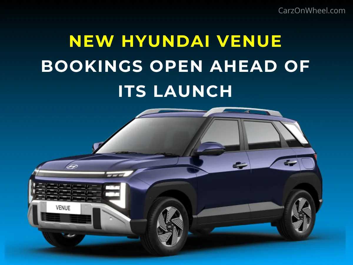 All-New Hyundai Venue 2025 Bookings Open, Launches on Nov 4 All-New Hyundai Venue 2025 Bookings Open, Launches on Nov 4-image