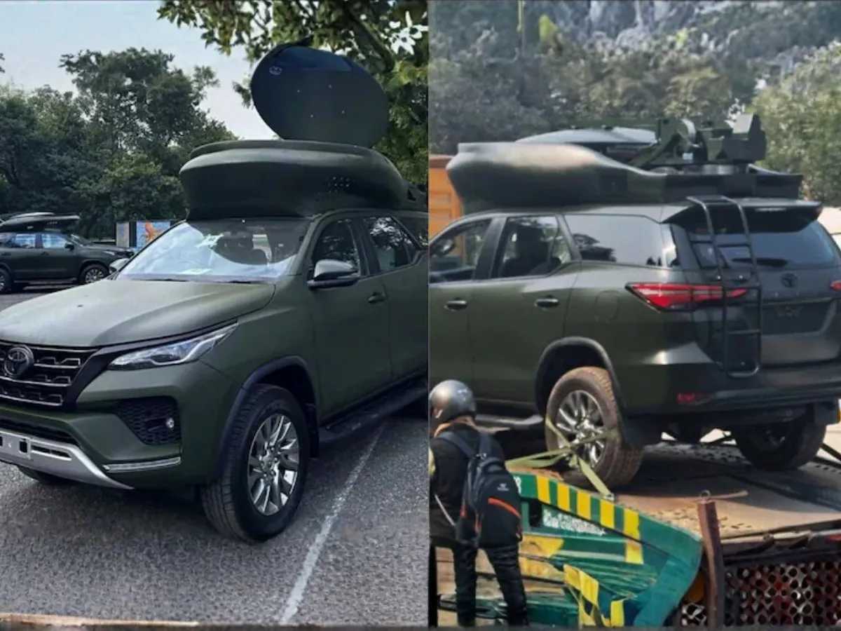Army Green Toyota Fortuner: Indian Army's New SUV Army Green Toyota Fortuner: Indian Army's New SUV-image