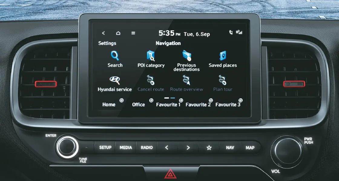hyundai-venue-n-line-infotainment-system