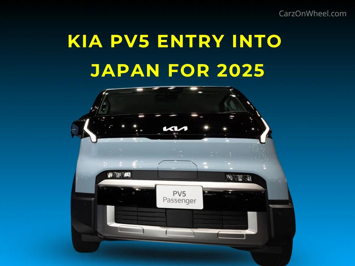 Kia PV5 Brand's Entry into Japan Mobility Show 2025