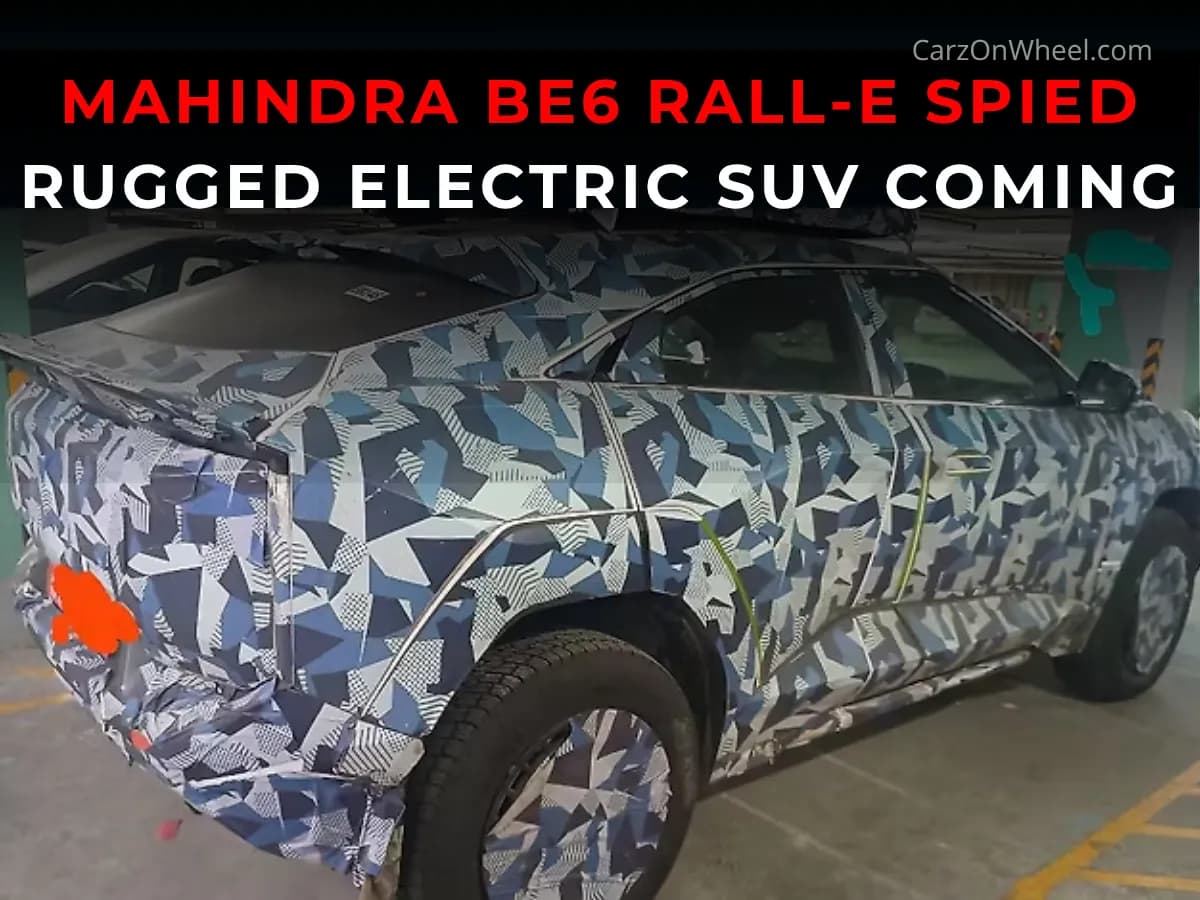 Mahindra BE6 Rall-E Spied: Rugged Electric SUV Coming