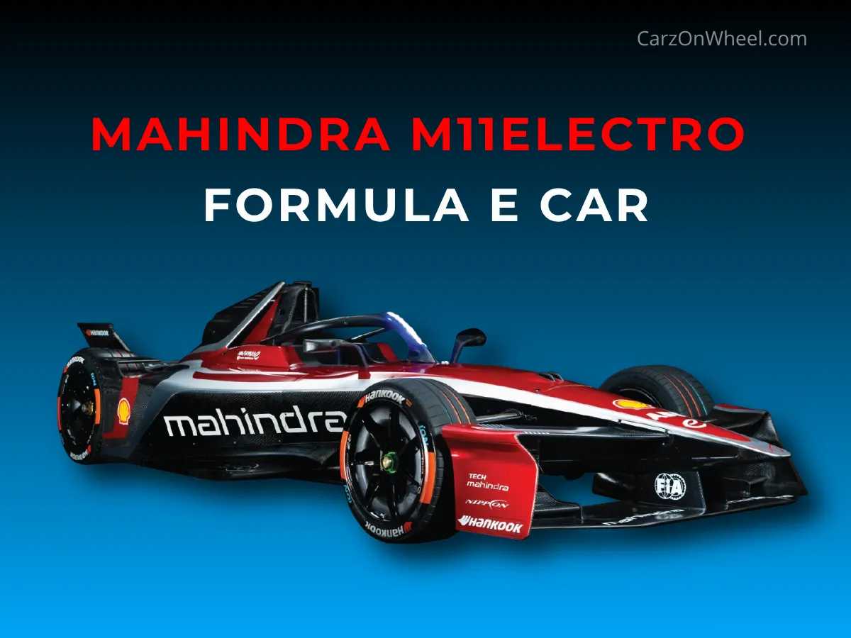 Mahindra M12Electro Formula E Car Uncovered Mahindra M12Electro Formula E Car Uncovered-image