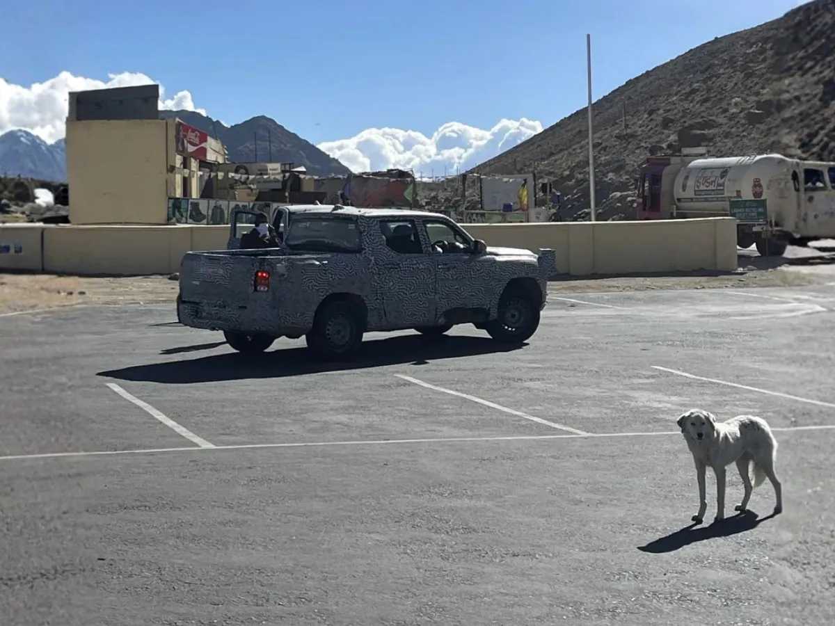 Mahindra Scorpio N Pickup Spied Testing in Leh Mahindra Scorpio N Pickup Spied Testing in Leh-image