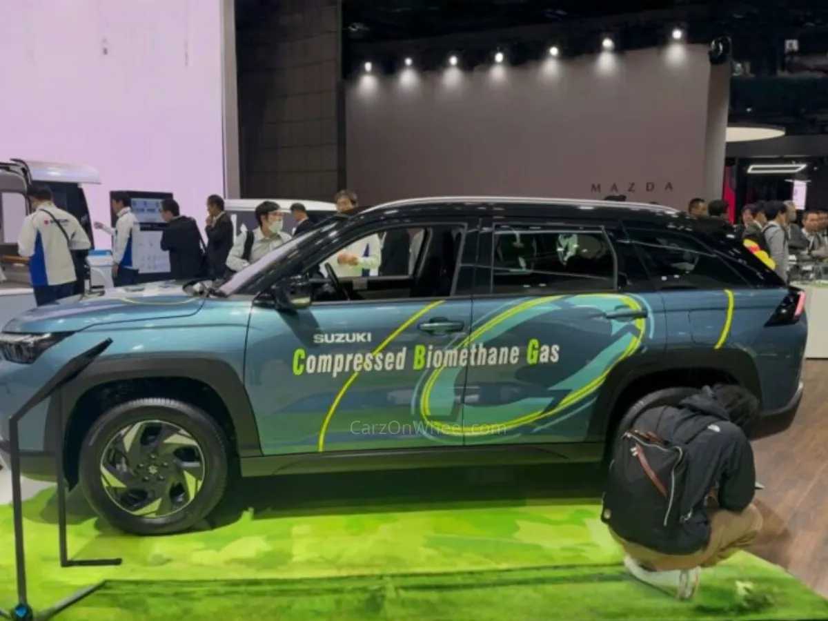 Maruti Suzuki Victoris CBG Revealed in Japan Mobility Show 2025 Maruti Suzuki Victoris CBG Revealed in Japan Mobility Show 2025-image