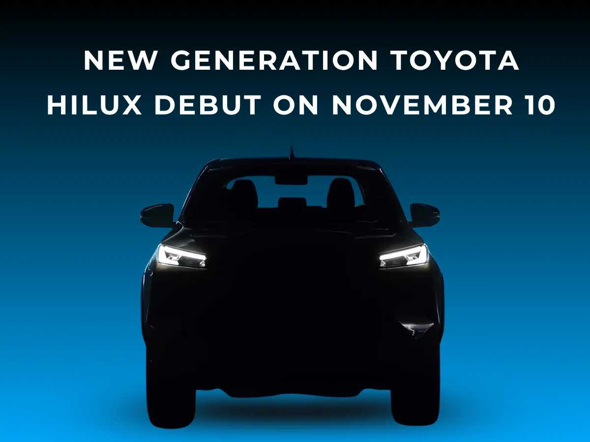 New Generation Toyota Hilux Global Debut on November 10 New Generation Toyota Hilux Global Debut on November 10-image