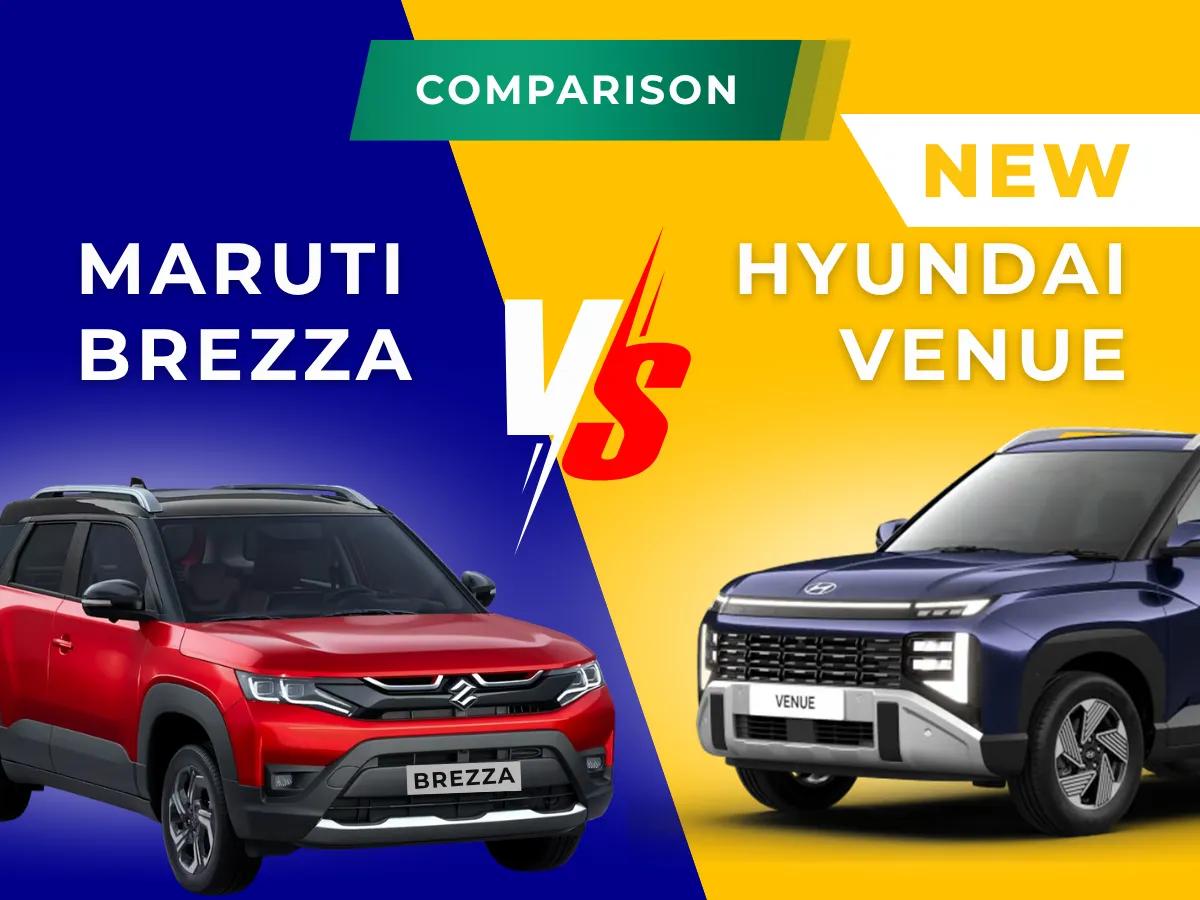 New Hyundai Venue vs Maruti Brezza Detailed Comparison