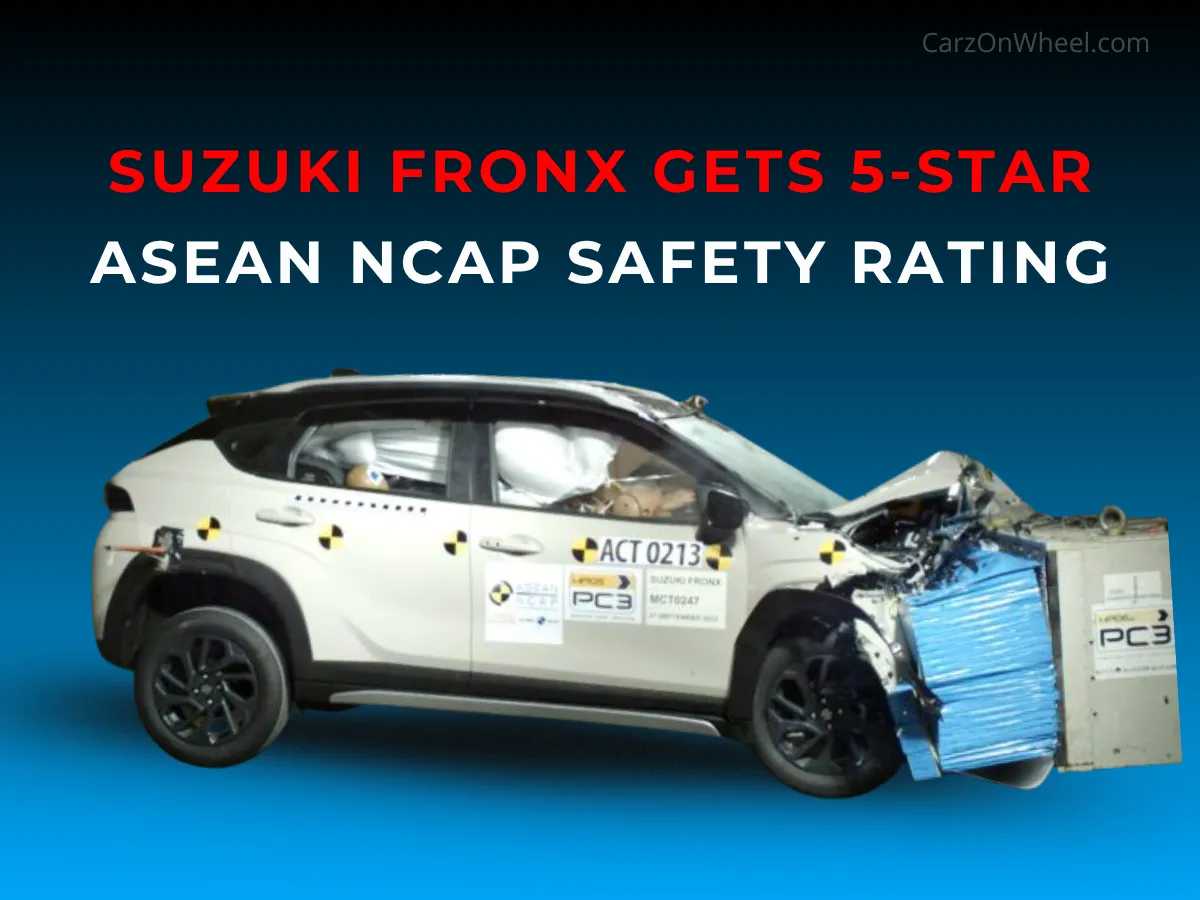 Suzuki Fronx Gets 5-Star ASEAN NCAP Safety Rating Suzuki Fronx Gets 5-Star ASEAN NCAP Safety Rating-image