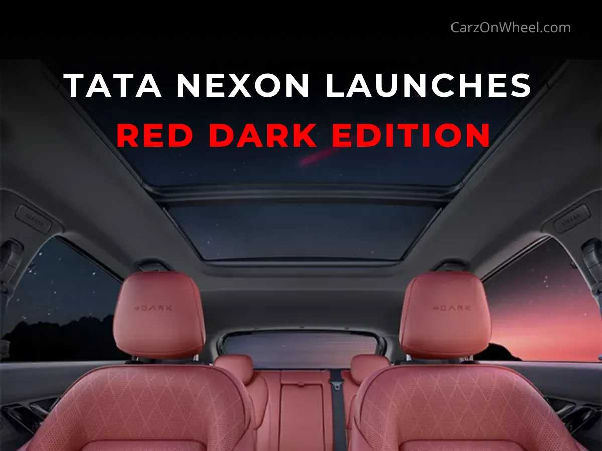 Tata Adds More Spark to the Nexon: Meet the New Red Dark Edition Tata Adds More Spark to the Nexon: Meet the New Red Dark Edition-image