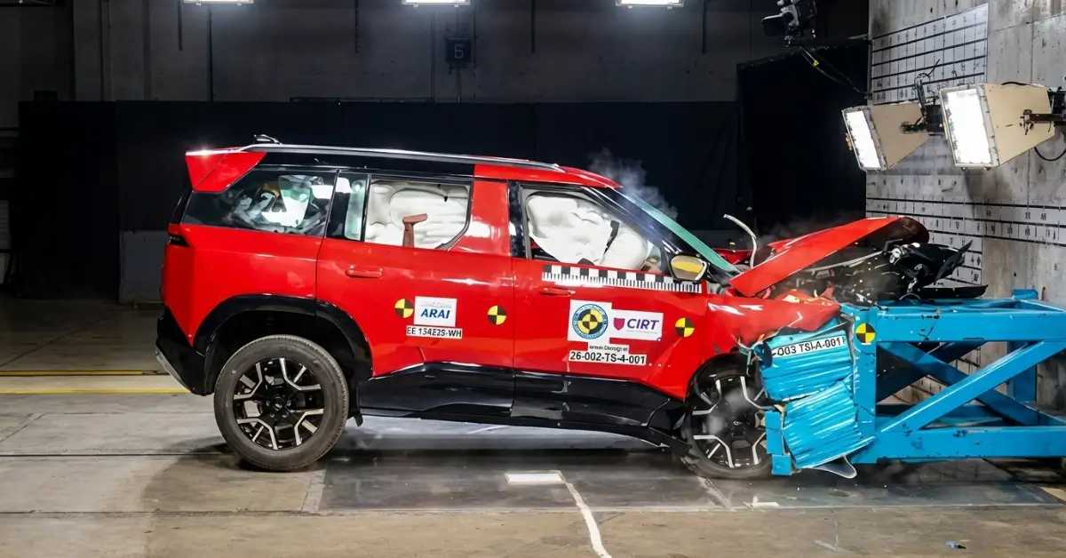 Tata Sierra Gets a 5-Star Bharat NCAP Safety Rating Tata Sierra Gets a 5-Star Bharat NCAP Safety Rating-image