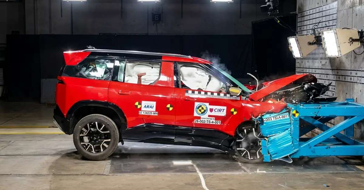 Tata Sierra Gets a 5-Star Bharat NCAP Safety Rating