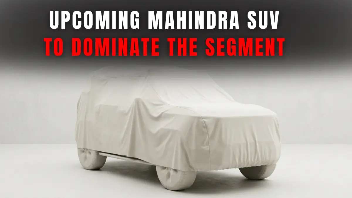 This Upcoming Mahindra SUV Coming Next Year Has An Unfair Advantage